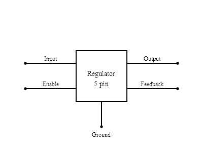 Regulator napięcia 5 pin – schemat elektryczny