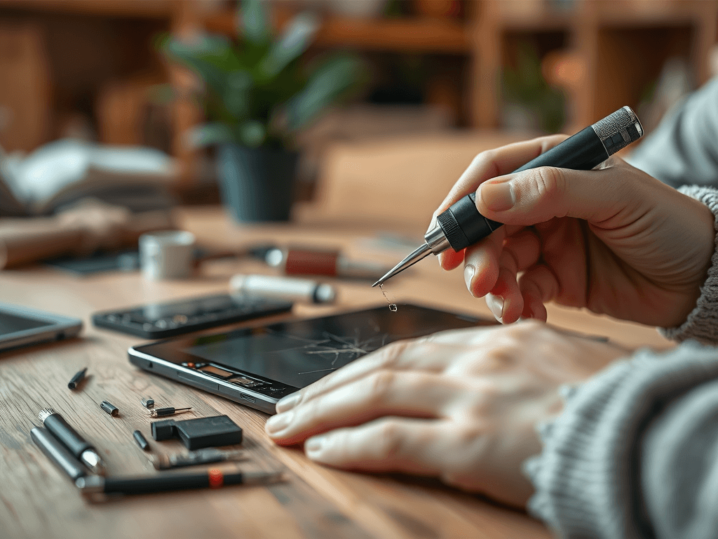 Jak naprawić pęknięty ekran w tablecie?