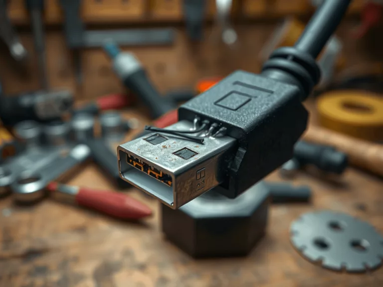 Jak naprawić uszkodzony kabel USB?
