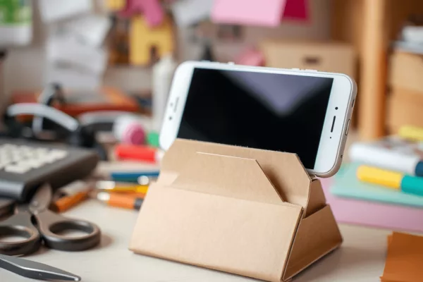 Jak zrobić prosty uchwyt na telefon z materiałów domowych?