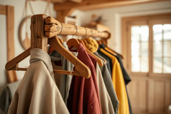 Jak zrobić prosty wieszak na ubrania z drewna?