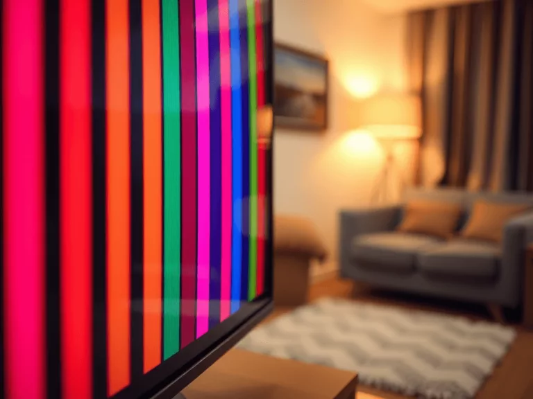 Pionowe paski na ekranie telewizora – przyczyna, rozwiązanie