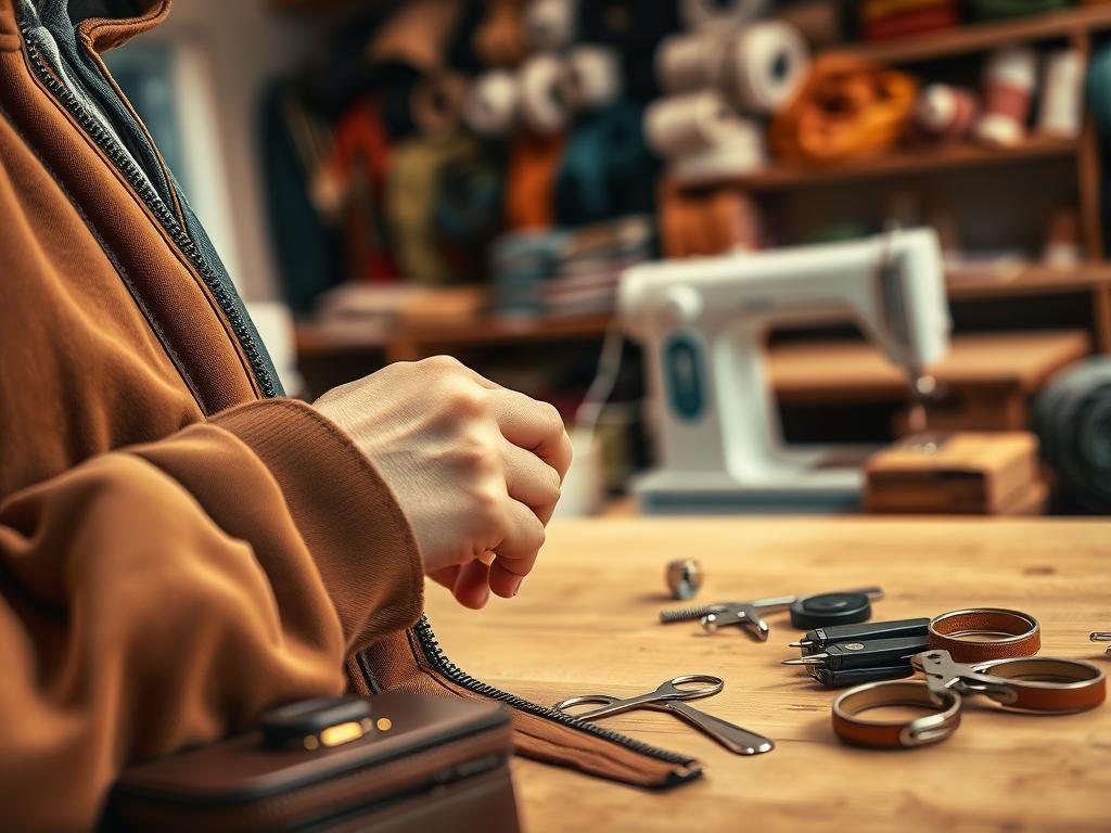 Jak naprawić uszkodzony suwak w kurtce?