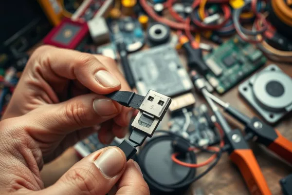 Jak samodzielnie naprawić kabel USB?