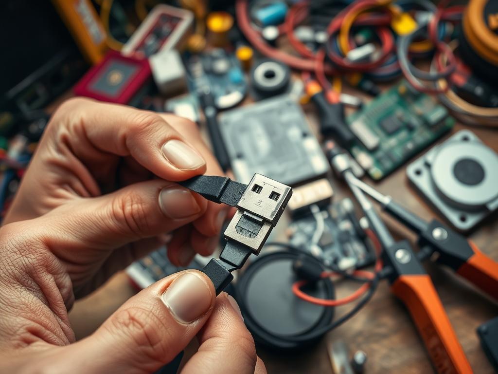 Jak samodzielnie naprawić kabel USB?