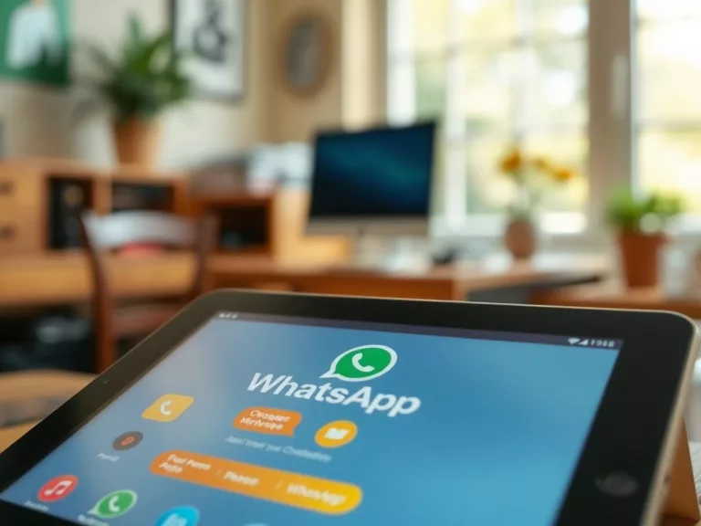 Jak korzystać z WhatsApp na tablecie bez karty SIM?